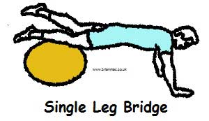 Single leg bridge